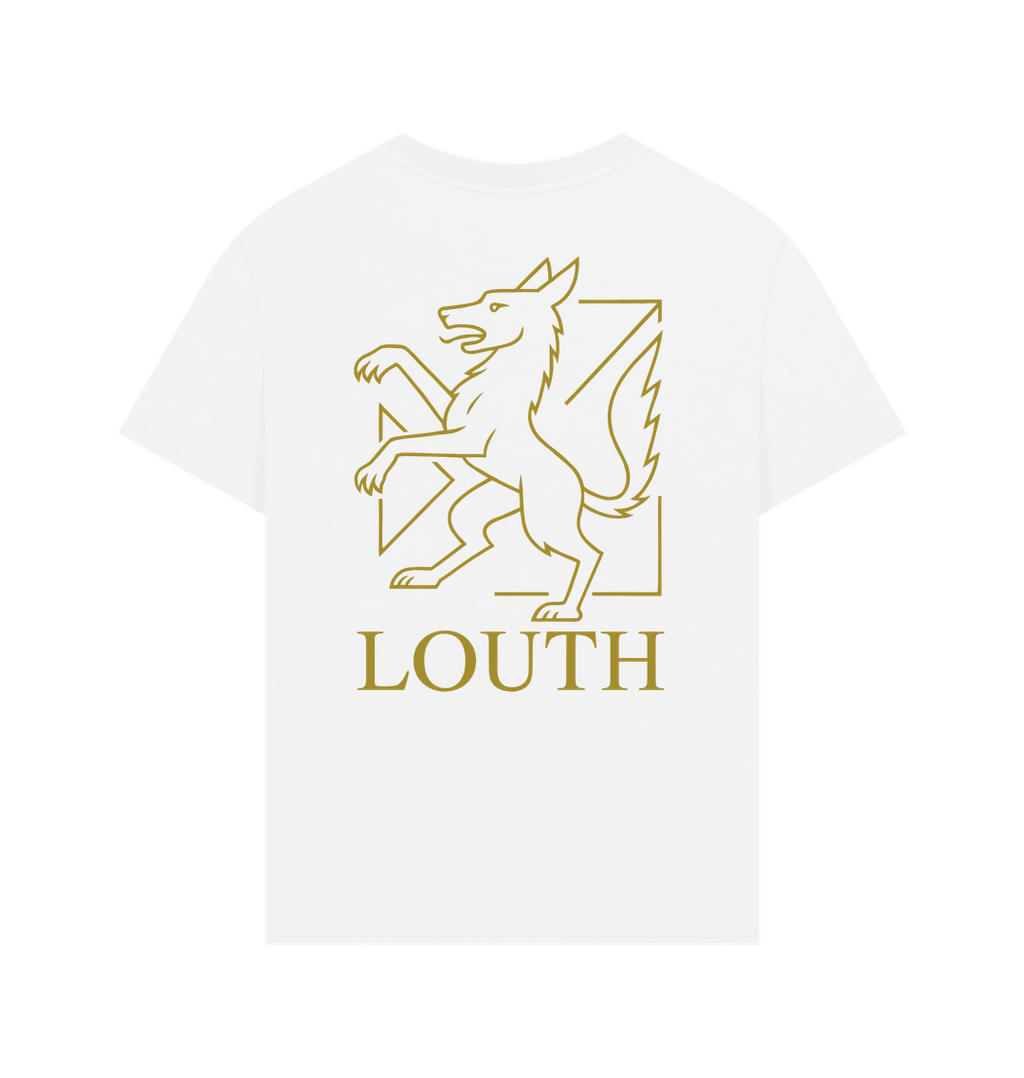 White Printed T-shirt Back