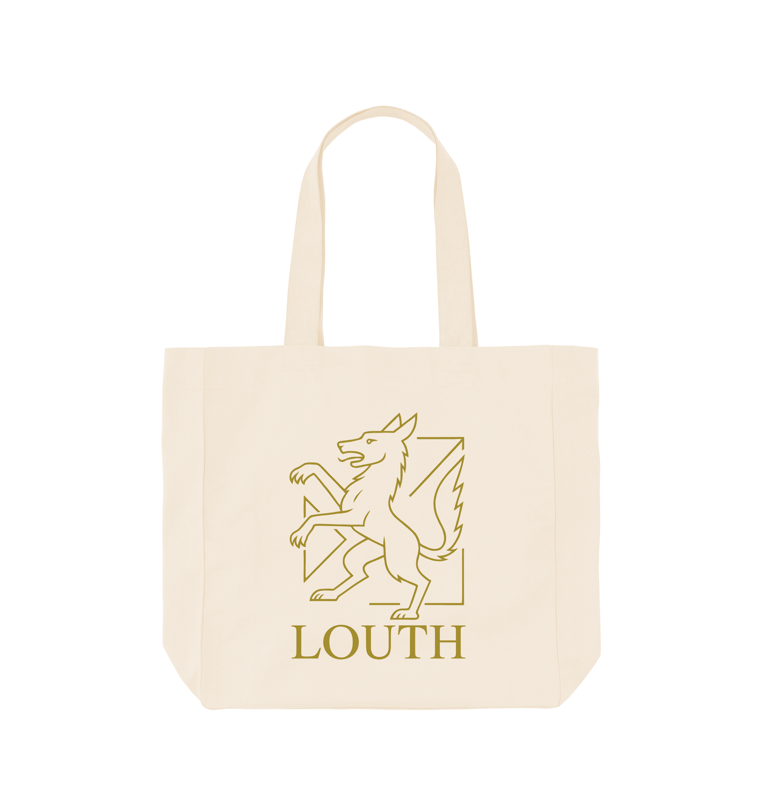 Natural Printed Bag Front