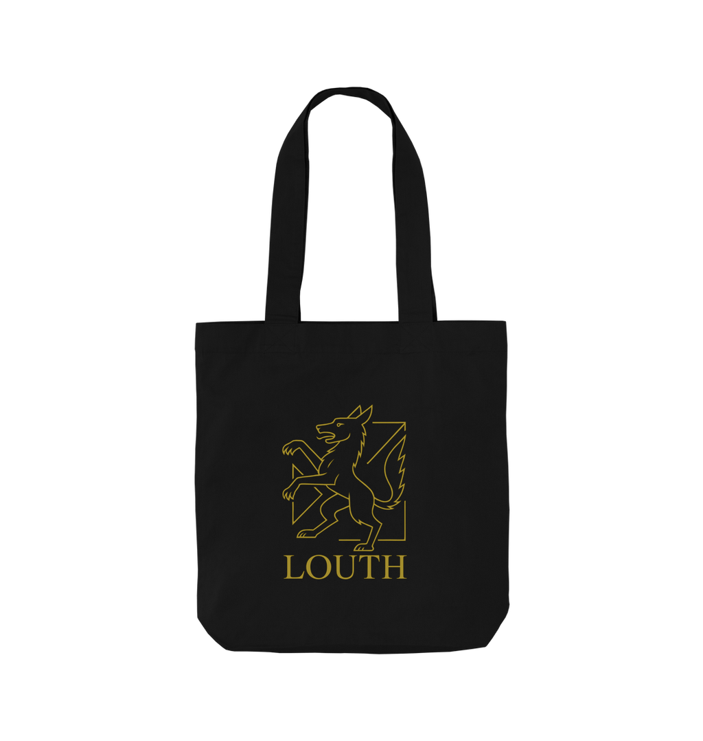 Black Printed Bag Back