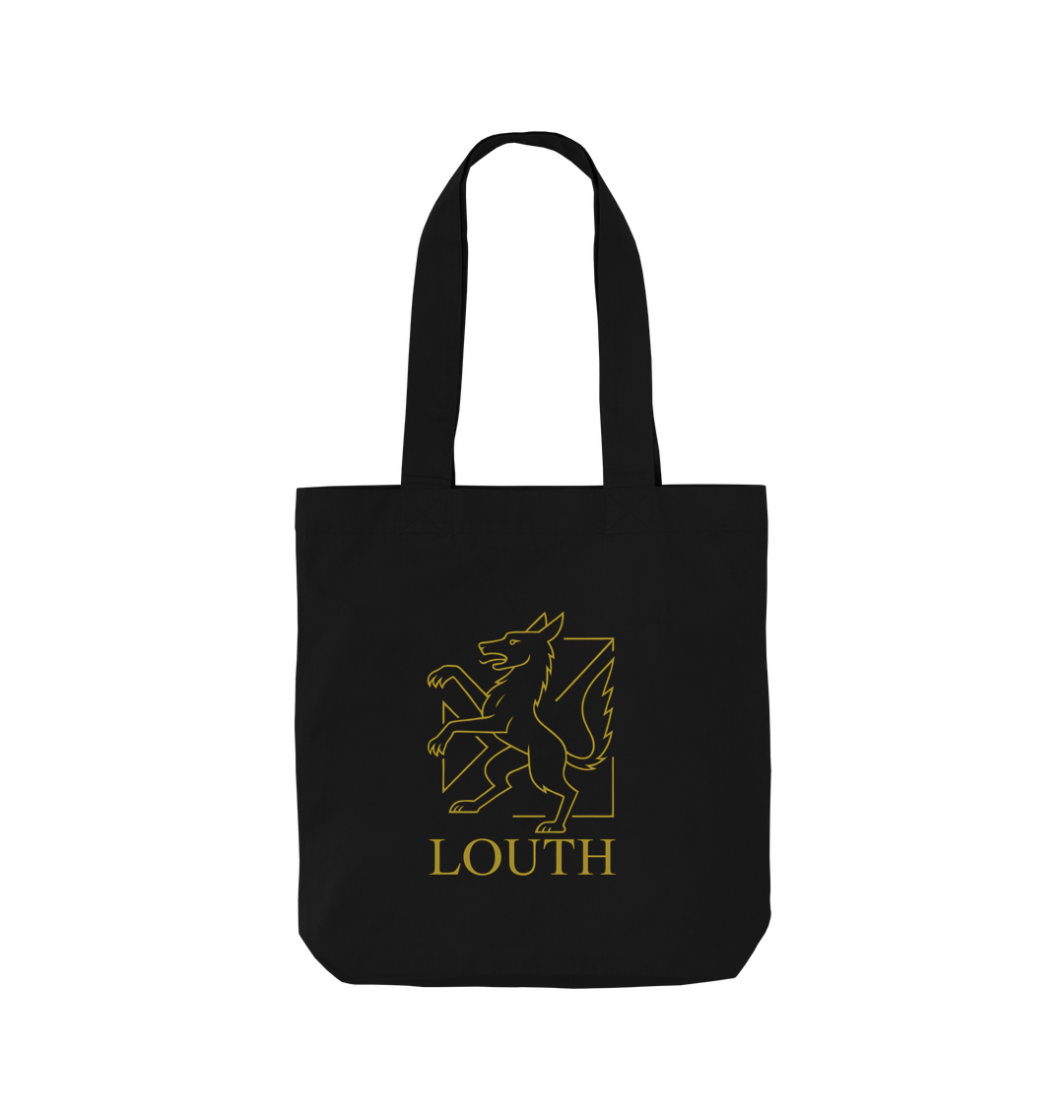 Black Printed Bag Back