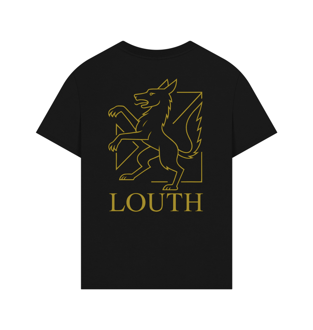 Black Printed T-shirt Back