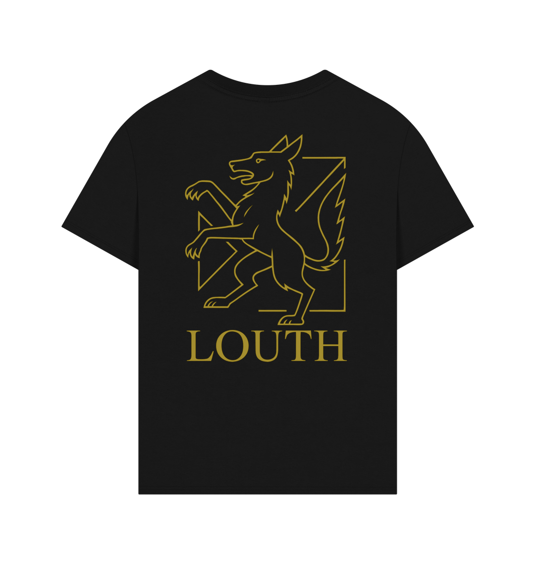 Black Printed T-shirt Back