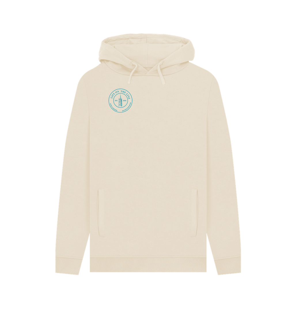 Oat Printed Hoody Front