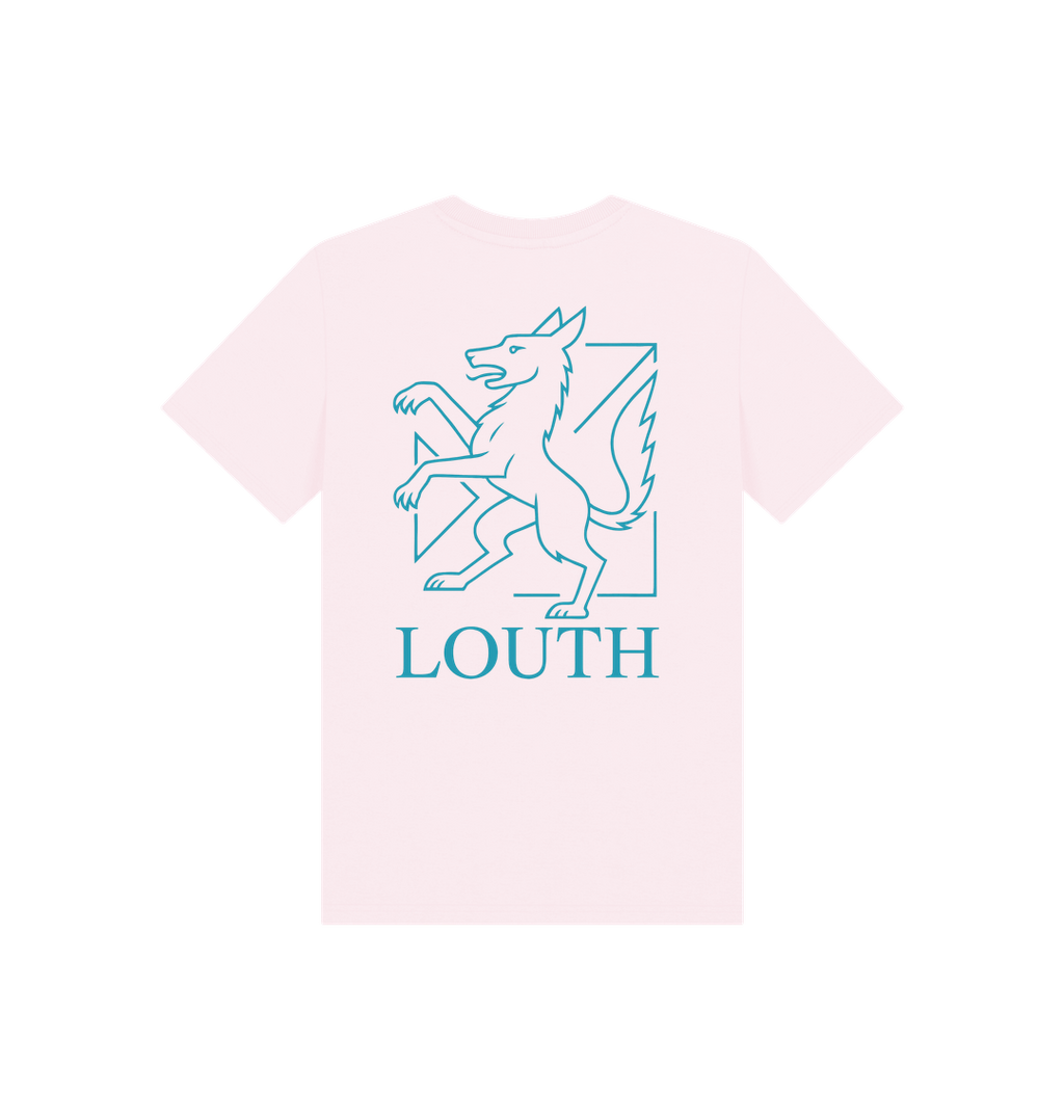 Pink Printed Kids T-Shirt Back