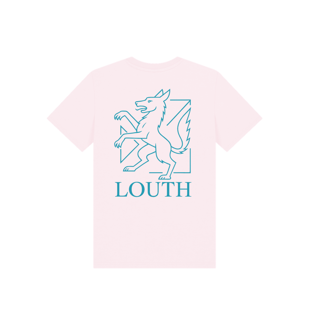 Pink Printed Kids T-Shirt Back