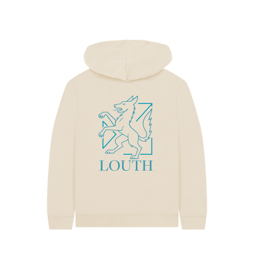 Oat Printed Kids Hoodie Back