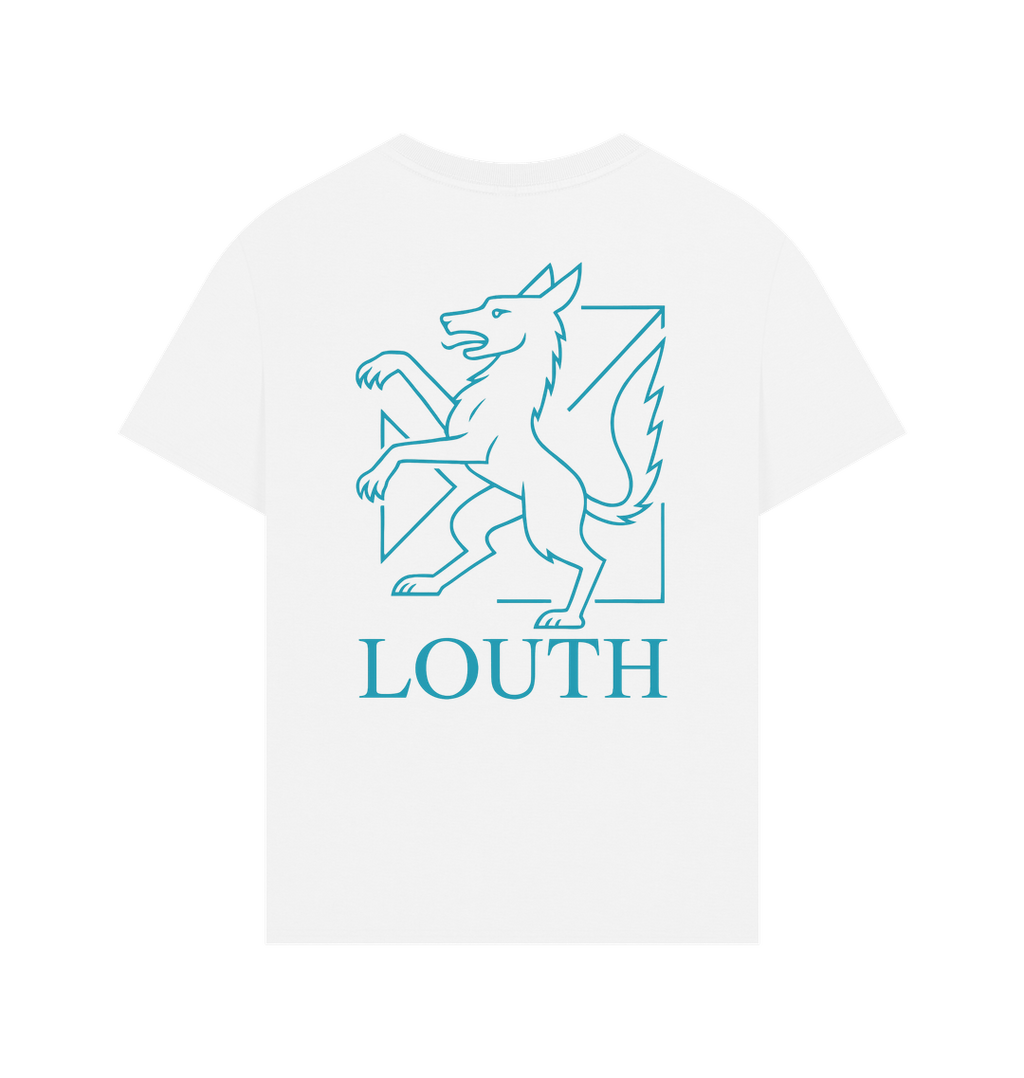 White Printed T-shirt Back