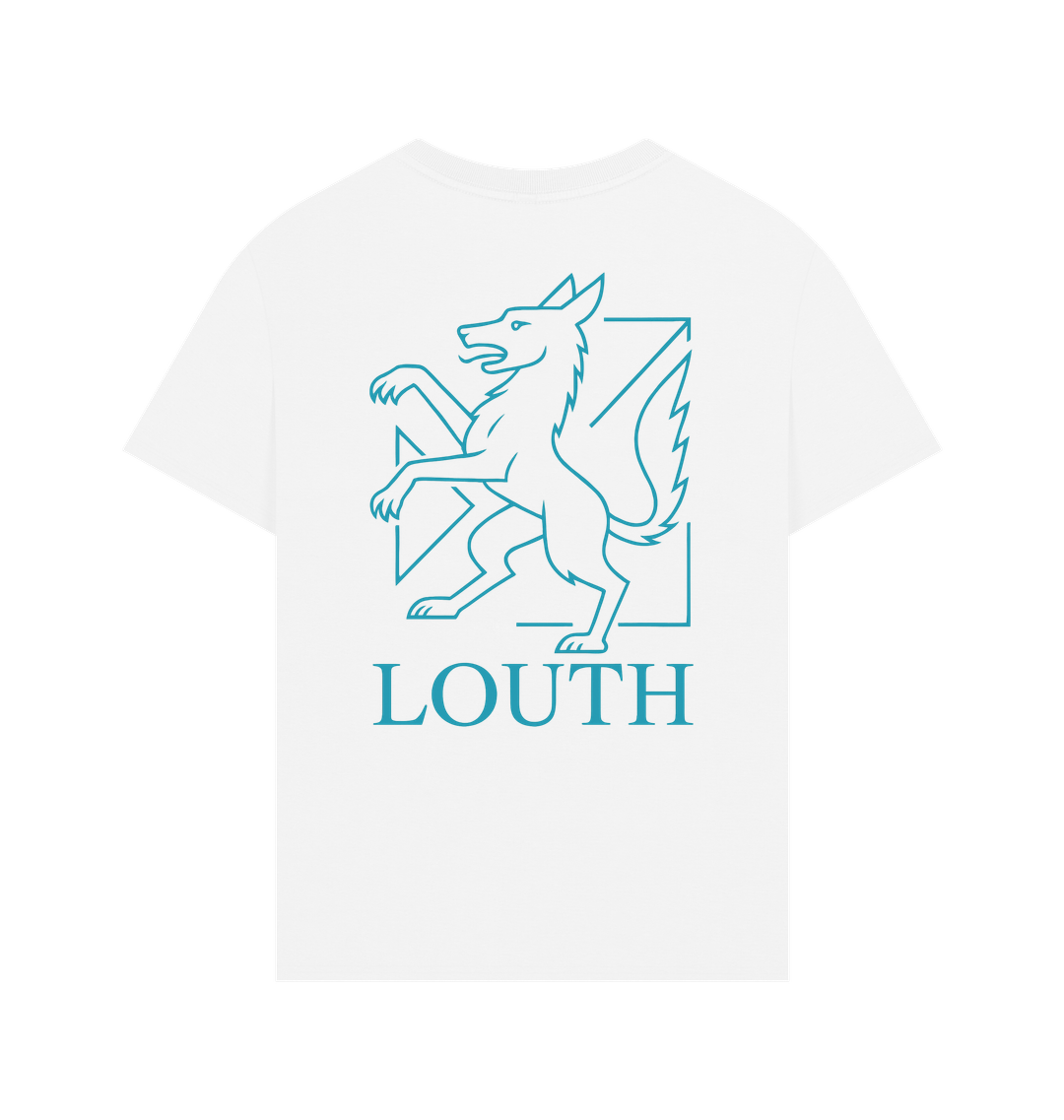 White Printed T-shirt Back