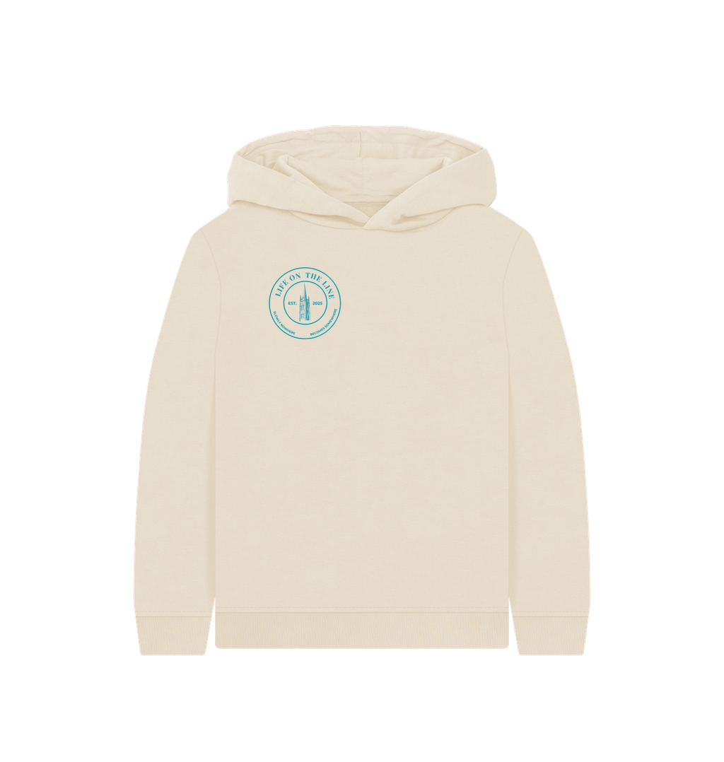 Oat Printed Kids Hoodie Front