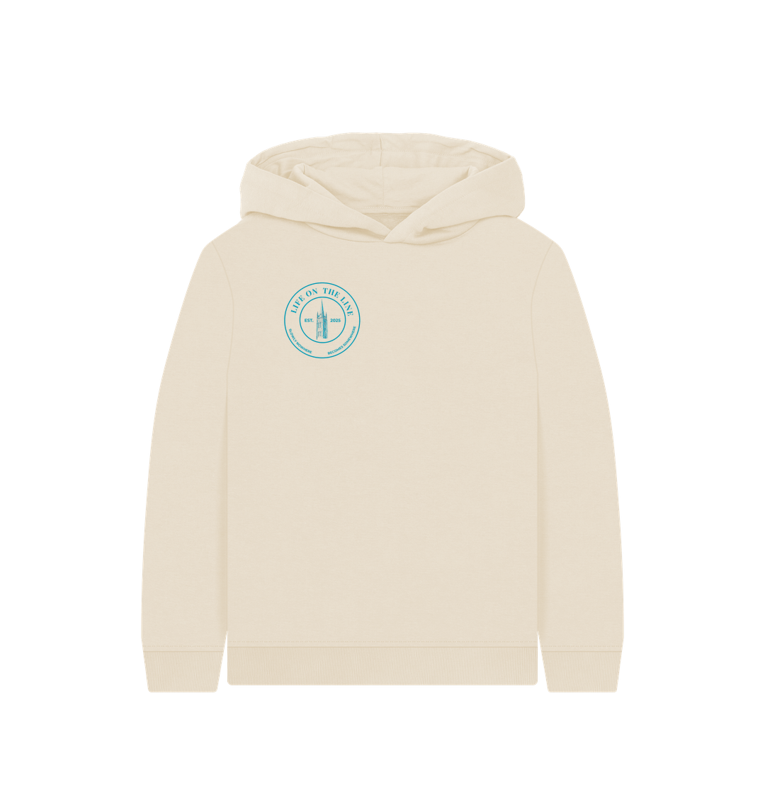 Oat Printed Kids Hoodie Front