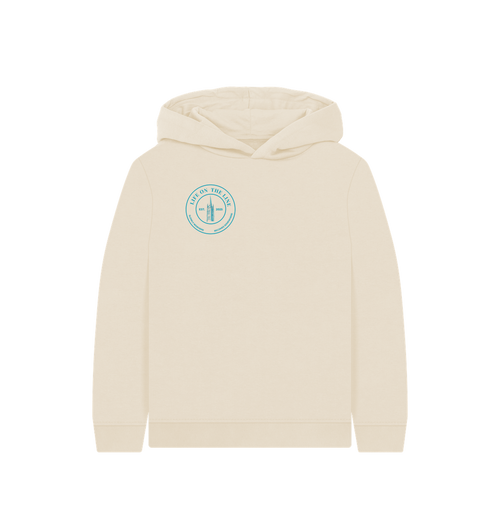 Oat Printed Kids Hoodie Front