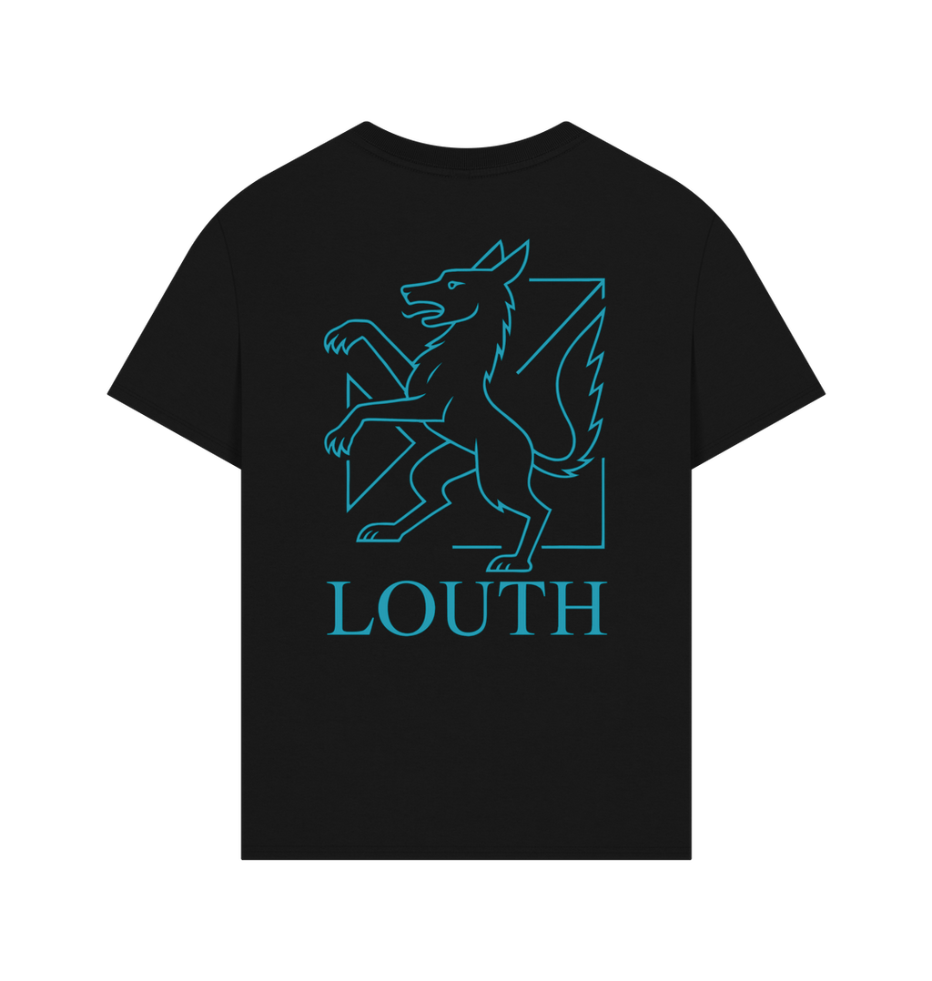 Black Printed T-shirt Back