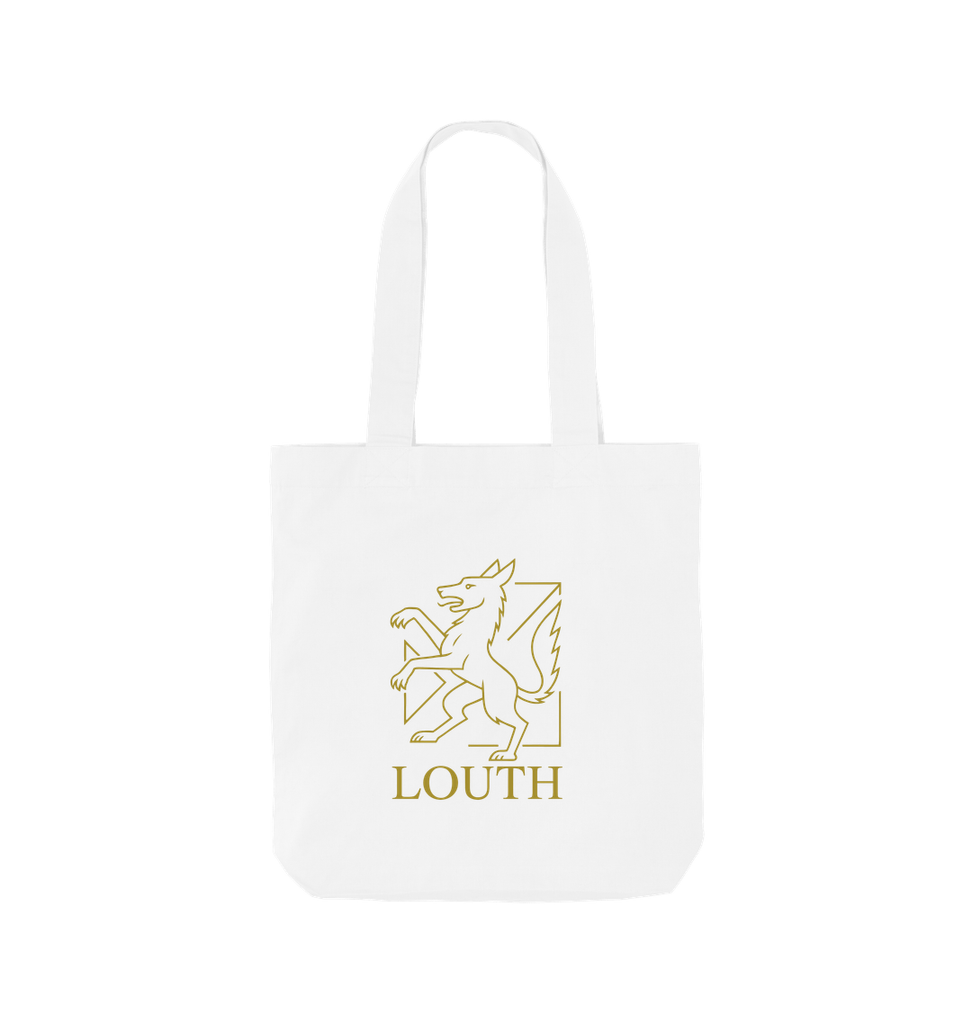 White Printed Bag Back