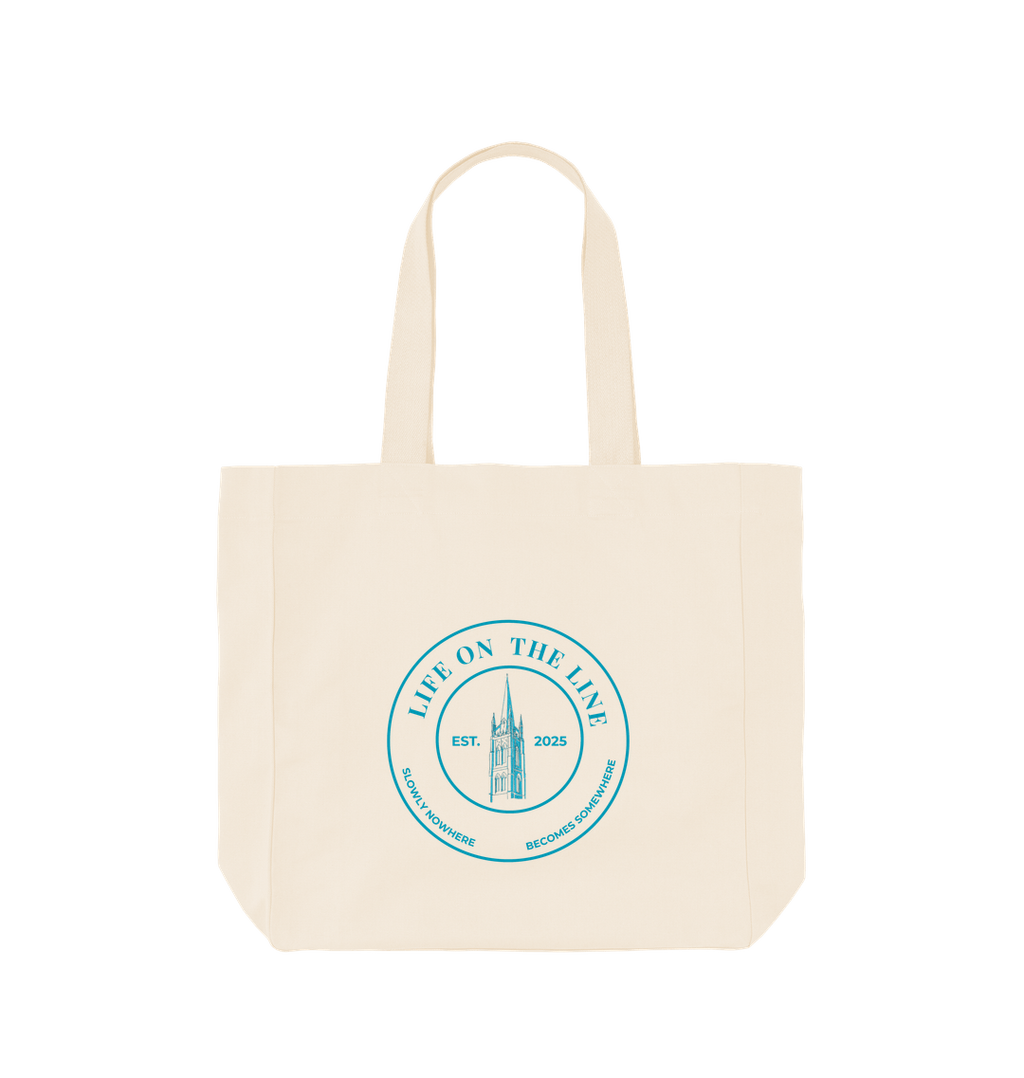 Natural Printed Bag Back